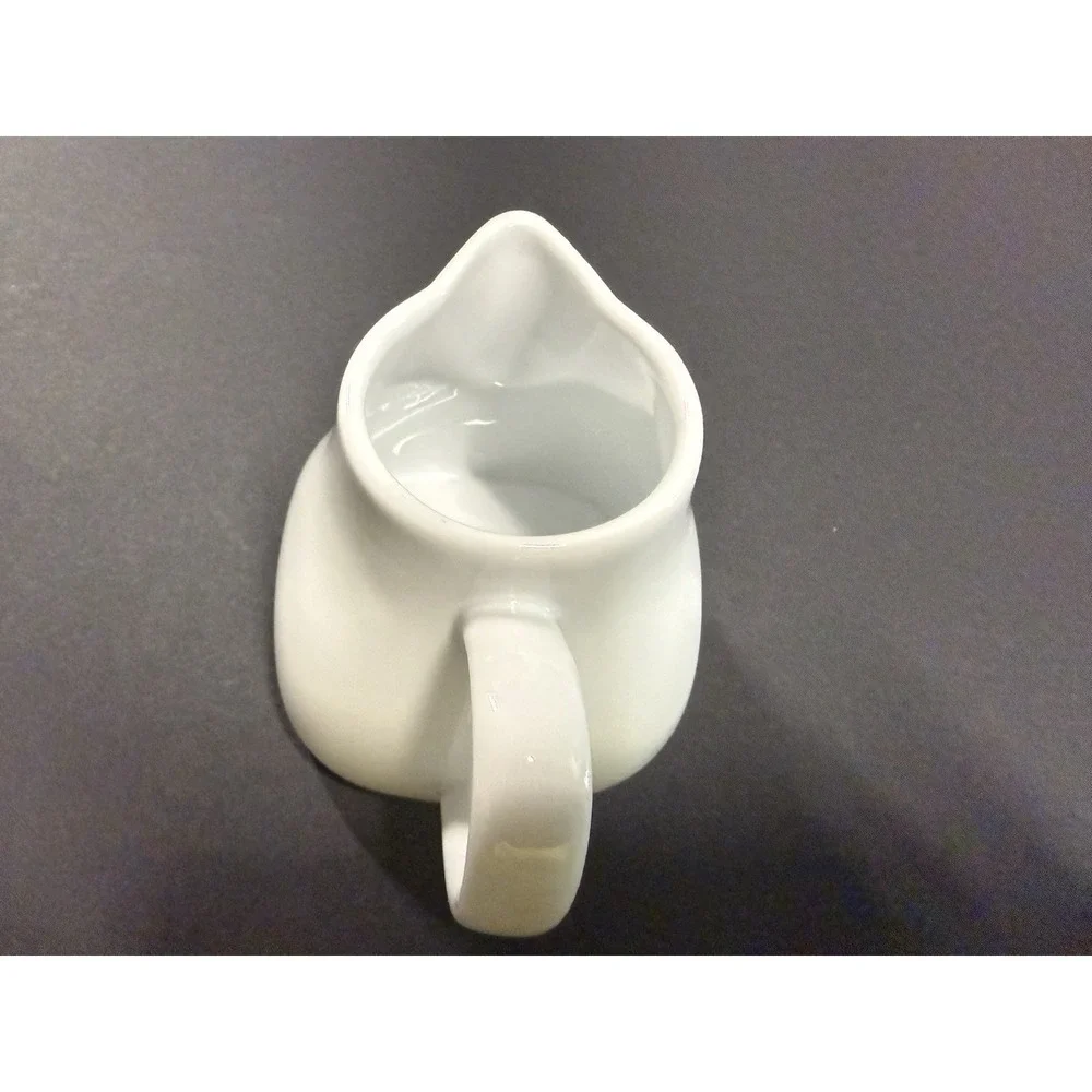 Pier 1 White Ceramic Creamer Pitcher 3.25